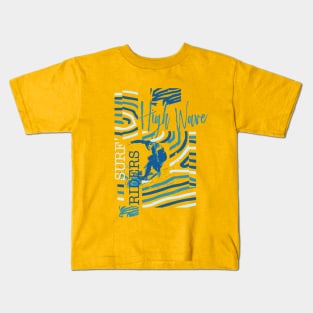 High wave Surf Riders Kids T-Shirt